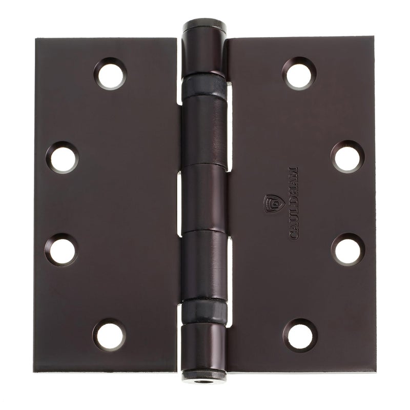 Cauldham (3 Pack) Commercial-Grade 4-1/2" Full Mortise Ball-Bearing Door Hinges - Oil Rubbed Bronze - Image 3